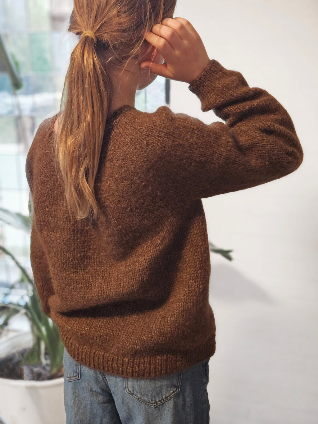 The Mild Sweater strikkeopskrift - str. 12mdr til 14år (PDF)