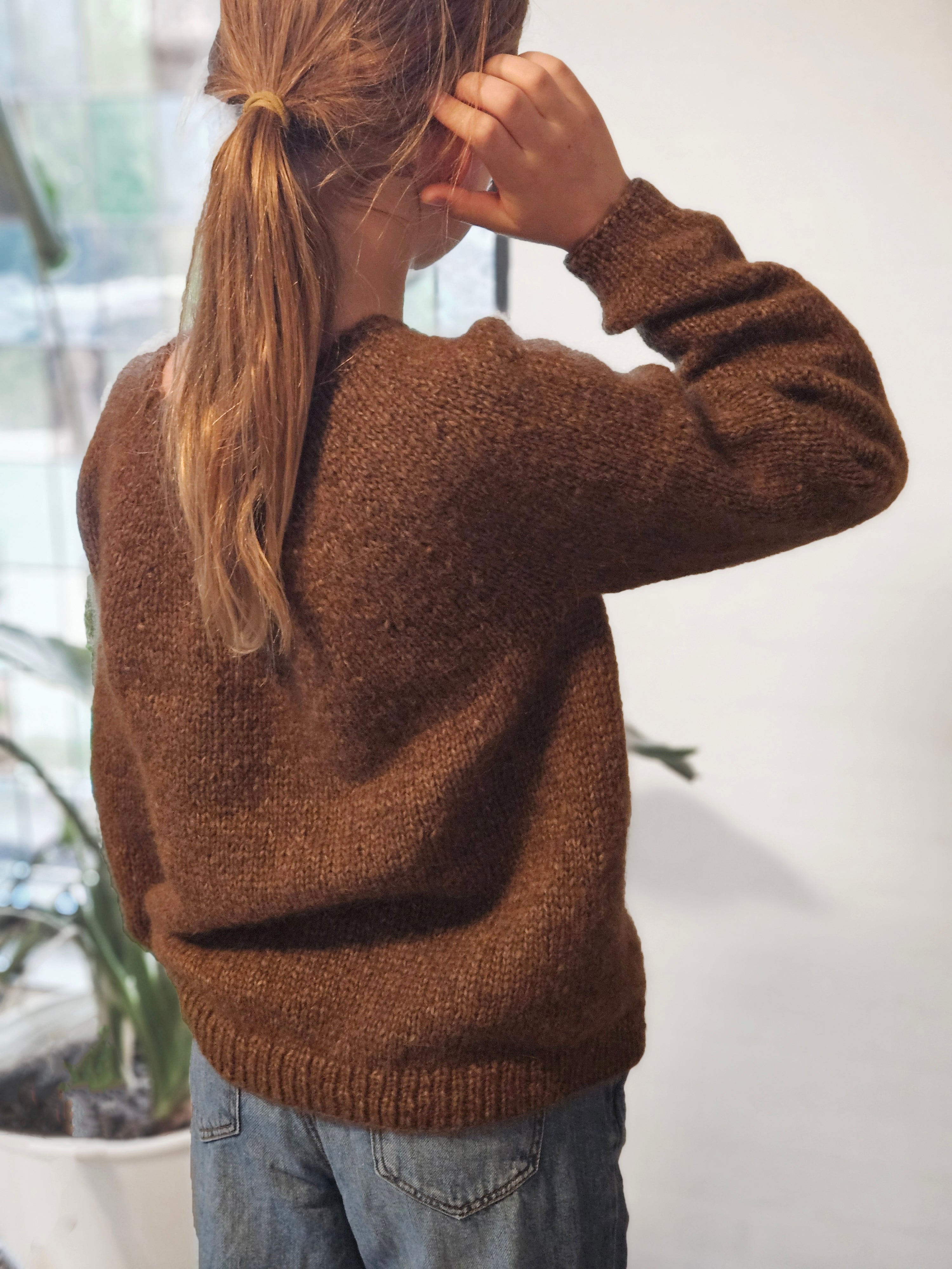 The Mild Sweater strikkeopskrift - str. 12mdr til 14år (PDF)