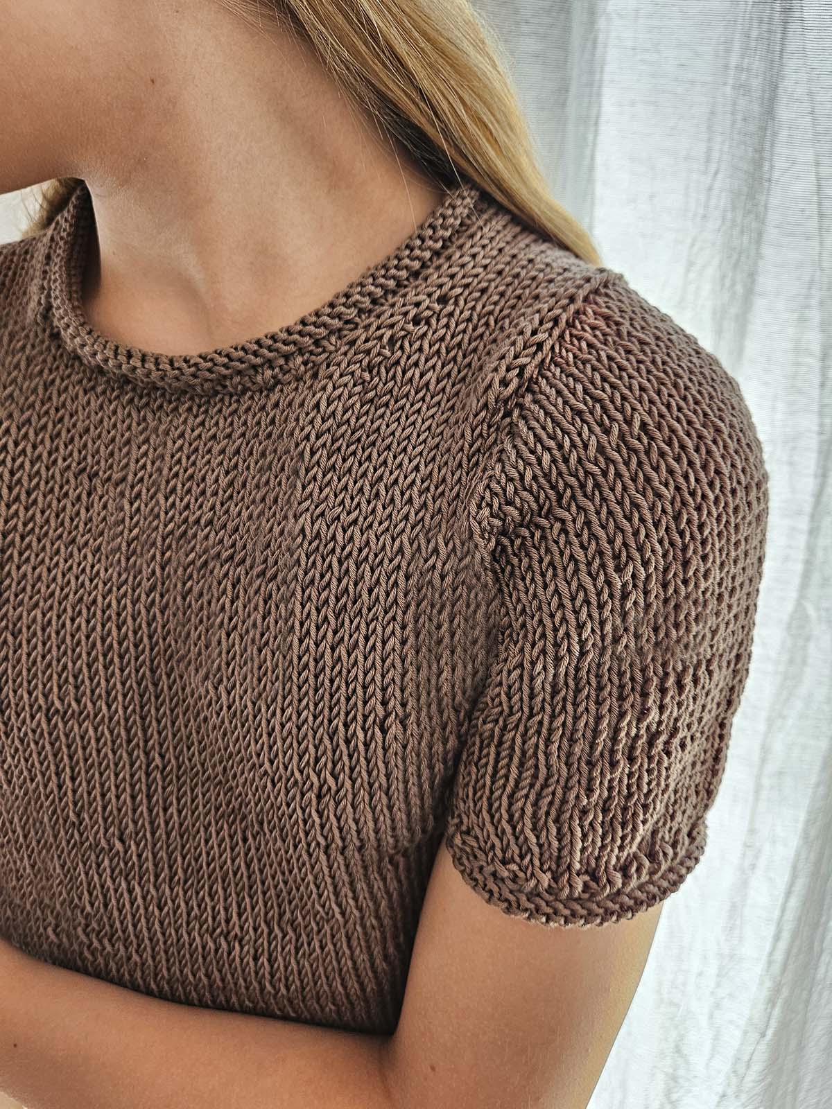 The Soft Tee Knitting Pattern - Sizes 2 years to 14 Years (PDF)
