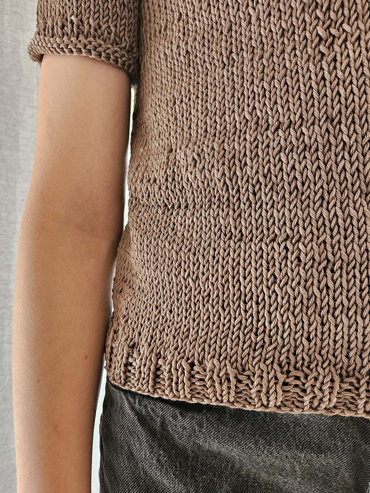 The Soft Tee Knitting Pattern - All 20 Sizes in One PDF